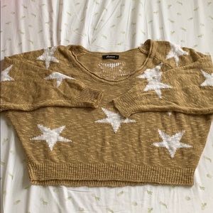 Olivaceous Star Sweater